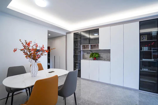 89㎡現(xiàn)代三居，主打輕便實用，體驗三口之家的小清新生活